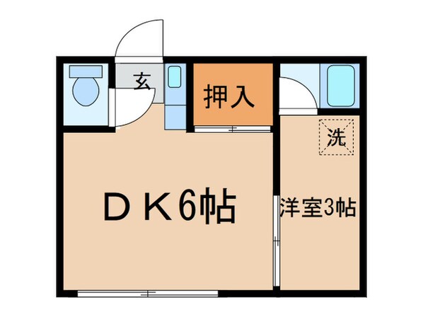 メゾン玉名の物件間取画像